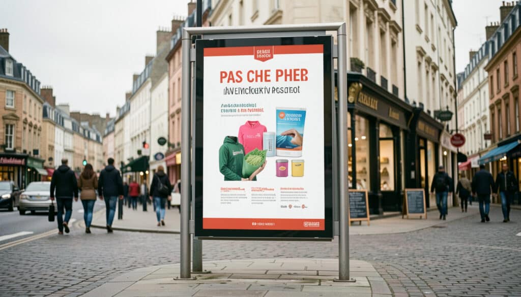 Panneau publicitaire extérieur en PVC pas cher